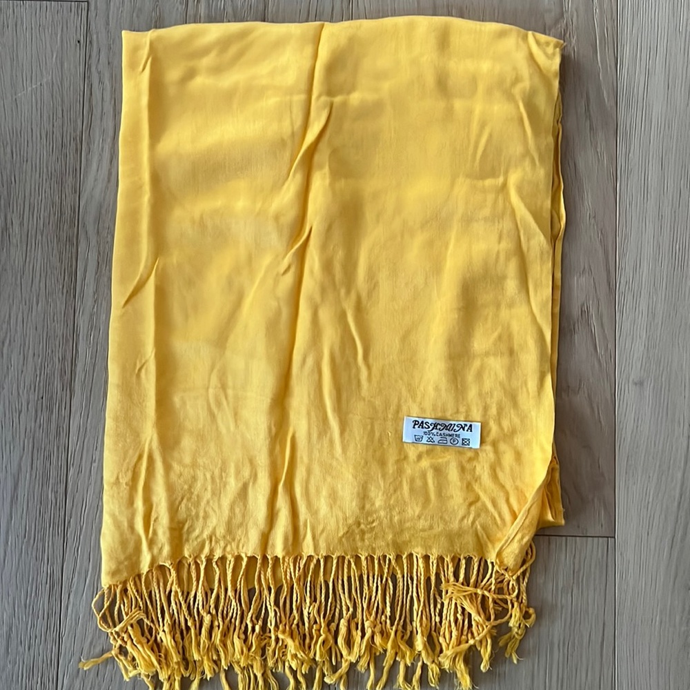 Gold Pashmina scarf